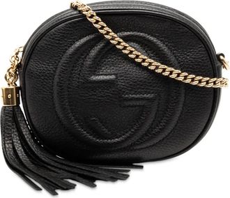 Gucci Borsa a tracolla Soho Chain mini in pelle di vitello 2000-2015 - Nero