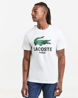 Lacoste Large Croc Logo T-Shirt