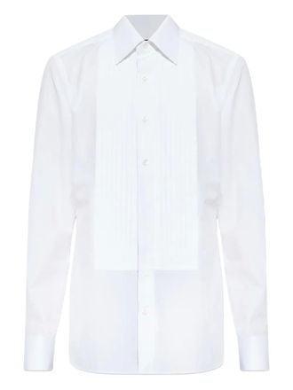 Tom Ford pleated shirt - Bianco