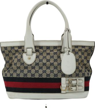 Gucci Gucci Stoffen Tote Bag Erfgoed