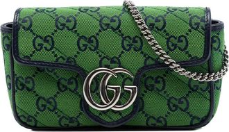 Gucci Pre-owned Gucci Mini GG Marmont Matelasse GG Canvas Flap Crossbody Ladies 48ZPNNYNPU5GL5LV