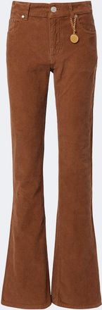 Stella McCartney Cotton corduroy flared pants