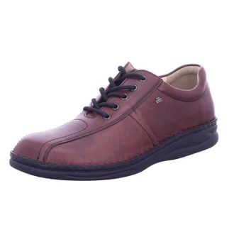 Finn Comfort Mens Dijon Lace-Up Oxford Shoes In Teak Idaho