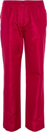 Etro Pantaloni metallizzati - Rosso