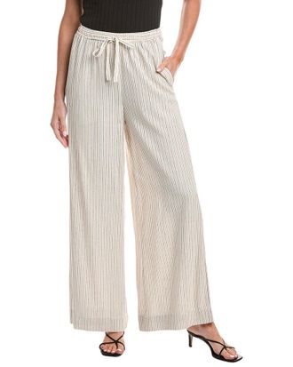Max Studio Drawstring Linen-Blend Pant