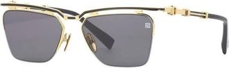 Balmain TRIOMPHE - II Grey Irregular Unisex Sunglasses BPS-190 A 57