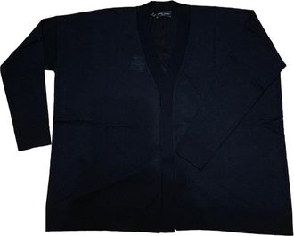 Roberto Collina Cardigan - Dames - Vesten - Zwart - L - Wol - Truien & Vesten