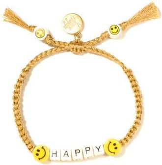 Venessa Arizaga Happy Smile Bracelet in Gold at Nordstrom