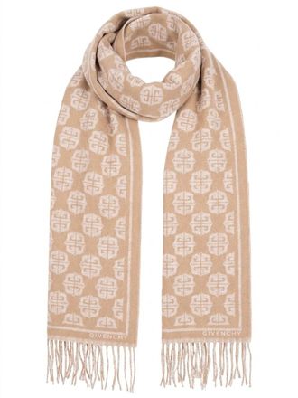 Givenchy Beige Wool Womens Scarf
