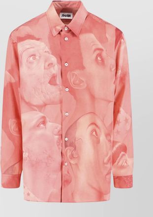 Magliano graphic print long sleeve button-down shirt