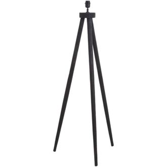 Light & Living Light & Living - l&aacute;mpara de pie - Ilias - negro - madera