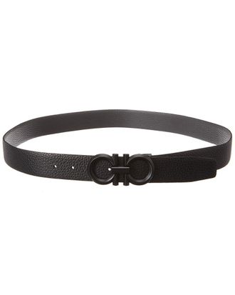 Ferragamo Ferragamo Gancini Reversible & Adjustable Leather Belt