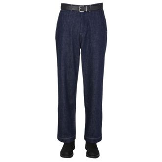 Nigel Cabourn Factory Jeans - Dames - Jeans - Blauw - Maat: W26 Katoen