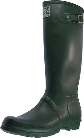 Woodland REGULAR Fitting High Quality Wellington Boots - Green Rubber, Mens UK 10 / EU 44
