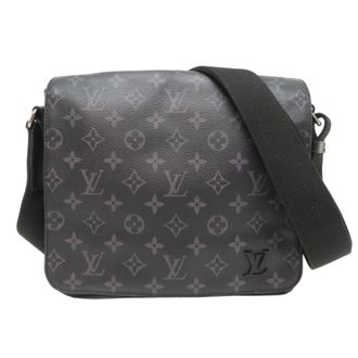 Louis Vuitton Black Monogram Eclipse Shoulder Bag (Pre-Owned)
