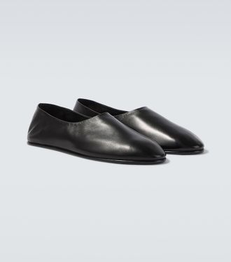 Fear of God Ballerino leather slip-on shoes