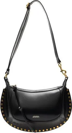 Isabel Marant Leather Oskan Moon bag Woman One Size
