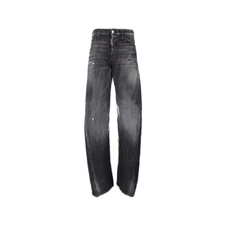Dsquared2 Loose-fit Jeans, female, Black, Size: XS Loose-fit Jeans