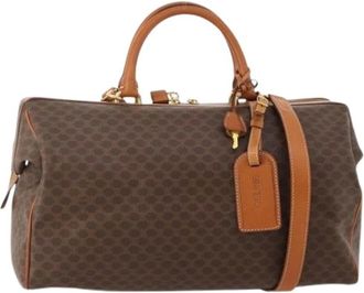 Celine Pre-owned Weekend Bags, female, Brown, Size: ONE SIZE Pre-owned Vintage Boston Bag