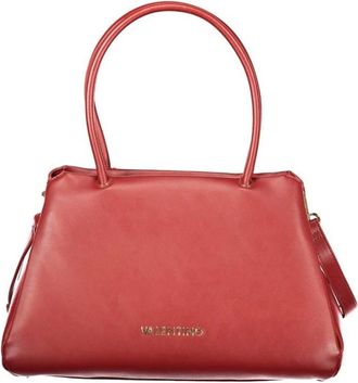 Valentino Polyethylene Handbag with Textured Finish - female - Valentino - Handbags - Red - ONE SIZE - Bags