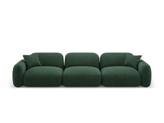 CXL by Christian Lacroix Sof&aacute; modular 4 plazas de terciopelo verde