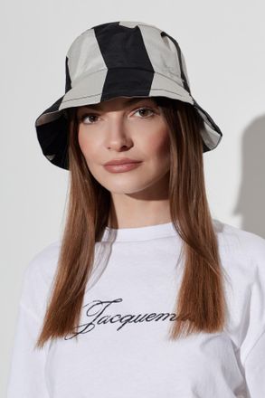 Jacquemus Hat With Embroidered Logo, Unisex, Grey