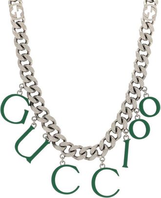 Gucci 100 Script Choker Necklace (Authentic Pre-Loved)