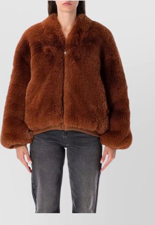 Frankie Shop faux fur relaxed-fit jacket