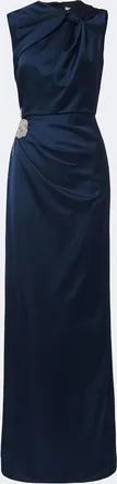 Erdem Embellished satin gown