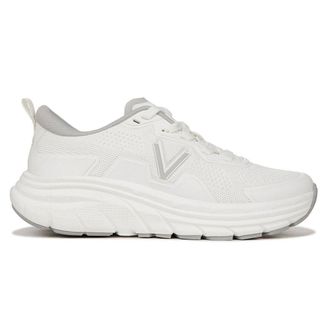Vionic Walk Max Textile Synthetic Womens Comfort Trainers - White - Size:UK 6.5