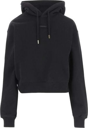 Jacquemus Grosgrain Hoodie - Dames - Hoodies - Zwart - L - Katoen - Hoodies & sweatvesten