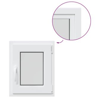 vidaXL Ventana De S&oacute;tano Risor 40 X 50 Cm Pvc Y Vidrio Vidaxl