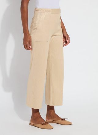 Lyss&eacute; Hayes Braided Wide Leg Crop (26 Inseam)