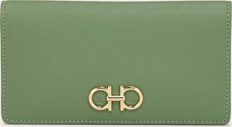 Ferragamo Women Gancini continental wallet Violet