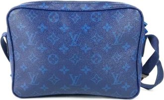 Louis Vuitton Vintage, unisex, Blauw, ONE Size, Pre-owned Vintage Schoudertas