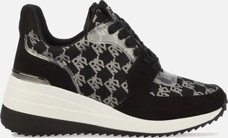 DKNY Womens Kamay Wedge Trainers - Multi/Black - Size: 6.5