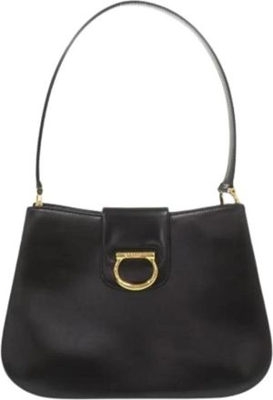 Celine Pre-owned Vintage Schoudertas - Dames - Vintage Schoudertas - Zwart - ONE Size - Leer - Vintage