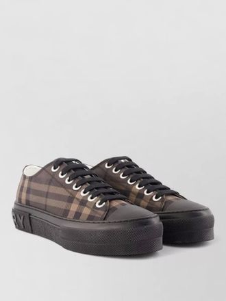 Burberry check sneakers