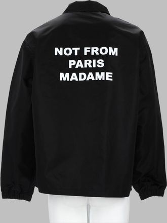 Dr&ocirc;le de Monsieur Nylon Logo-Embroidered Jacket - Black