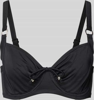 Dorina Bikini-Oberteil mit Schleifen-Detail Modell FIJI in Black, Größe 80D