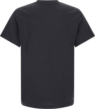 Moncler Logo Print T-Shirt - Black