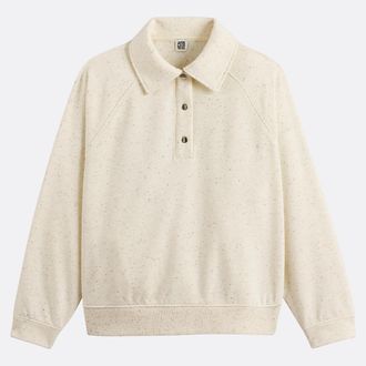 La Redoute Collections Sweatshirt in molton, polokraag