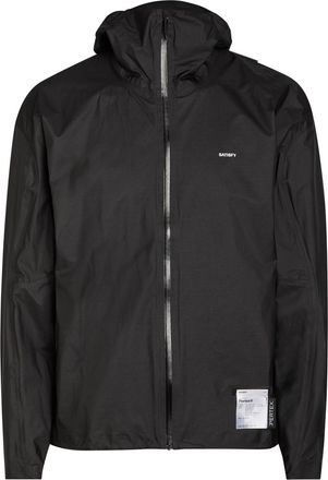SATISFY 3L Fly Rain Hooded Waterproof Pertex Jacket - Black - XL