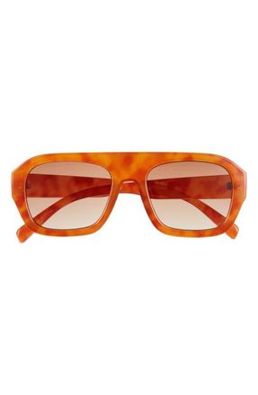 BP. Shield Sunglases in Orange Tort at Nordstrom