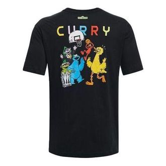 Under Armour Curry Sesame Street Graphic Tee Black 1366621-001