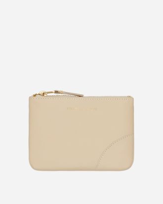 Comme Des Gar&ccedil;ons Classic Line Zip Pouch Off White