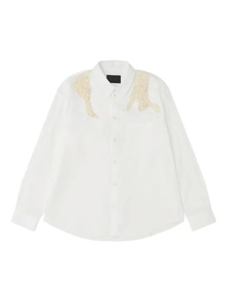 Simone Rocha Camicia con decorazione - Bianco