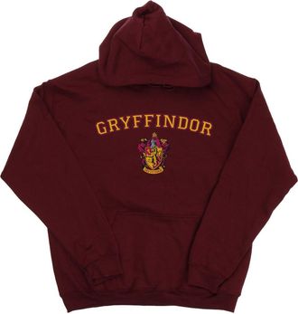 Harry Potter Heren Gryffindor Crest Hoodie (Bourgondi&euml;)