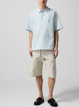 LE17SEPTEMBRE Mens Sewn-in belt Bermuda short