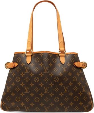 Louis Vuitton Brown Pvc Leather Shoulder Bag Tote Bag (Pre-Owned)